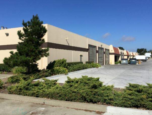 Commercial building exterior painted
