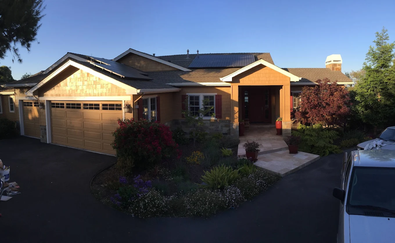 Craftsman ranch home exterior painting